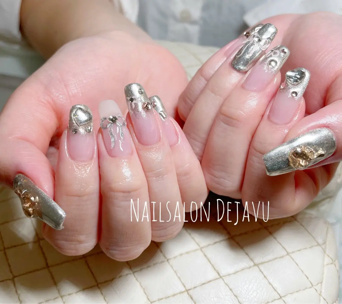 ネイル 持ち込み ハンドネイル Nail salon Dejavu 🌿のネイルデザイン