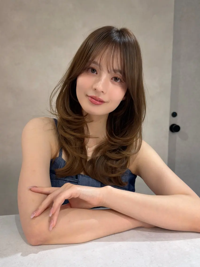 ロング ✨NOVAレイヤー・ ブリーチなしダブル✨のヘアスタイル