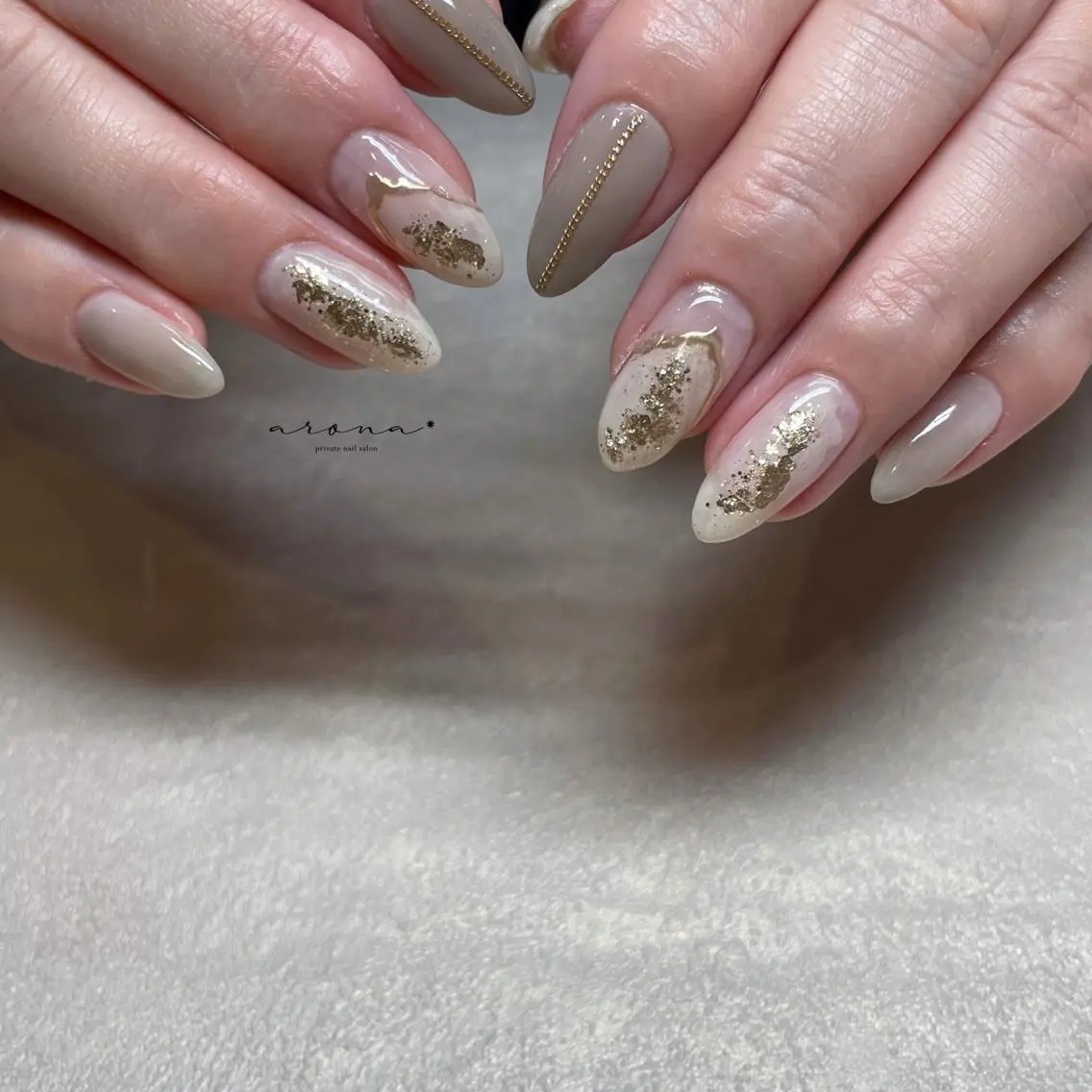 ネイル ハンドネイル nail salon ✷aronaのネイルデザイン