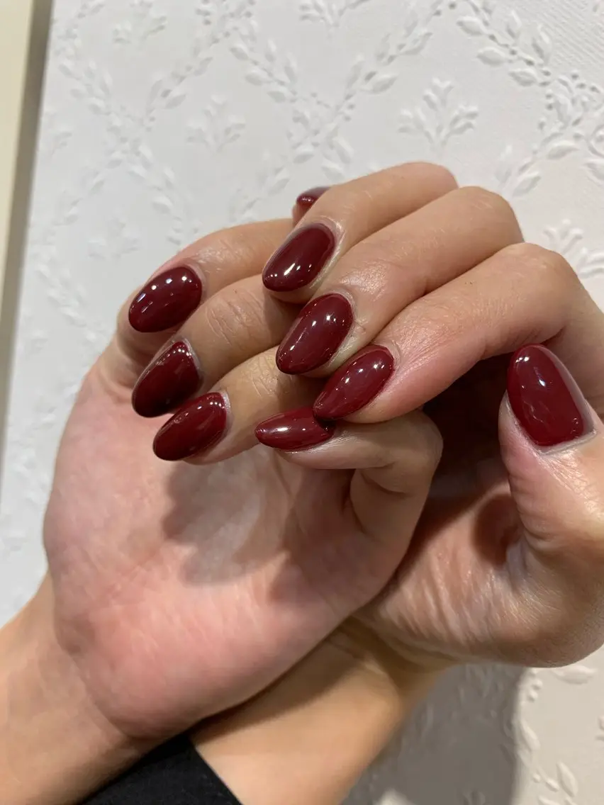 ネイル ボルドー Salon  de EMMA+高橋のマツエク・マツパデザイン
