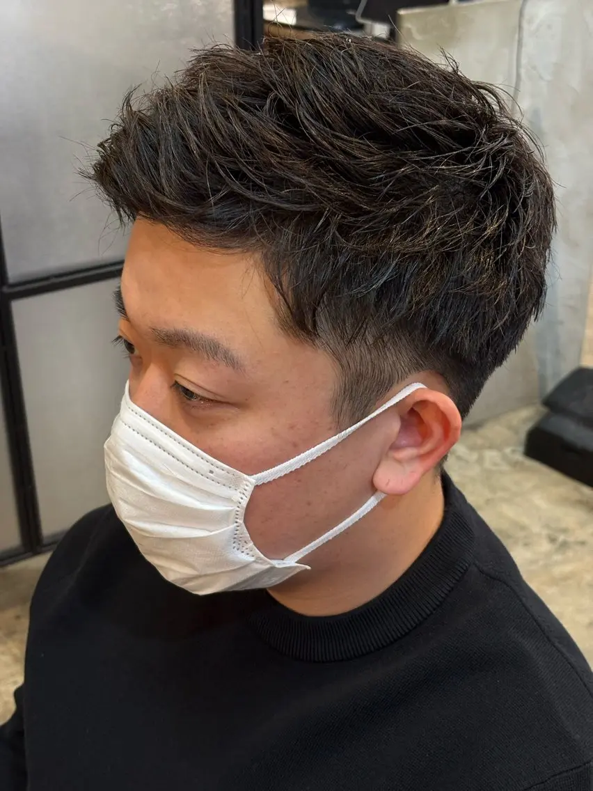 ショート メンズ メンズサロン soshiのヘアスタイル