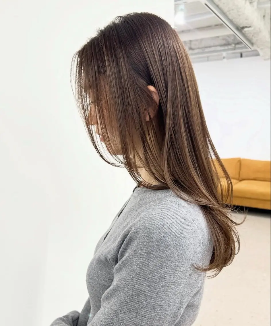 カラー ヘアカラー 松本 ゆらのヘアスタイル