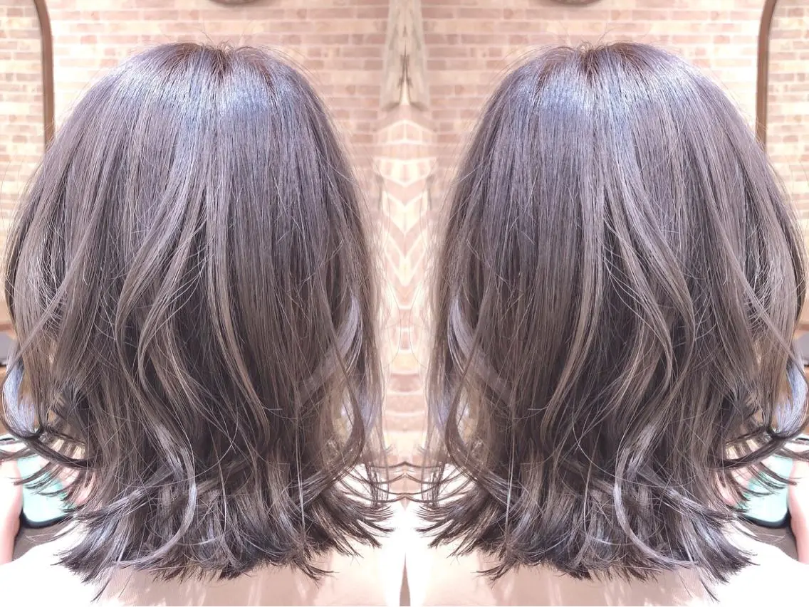 ミディアム カット ヘアカラー 大山 亮　　【髪質改善】のヘアスタイル