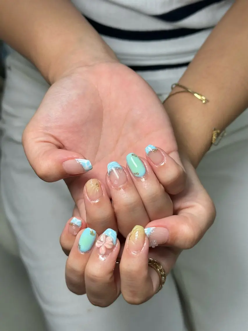 ネイル ハンドネイル 🐚 すなのネイルデザイン