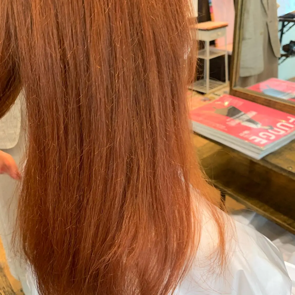ロング カラー 檜皮 夢子のヘアスタイル