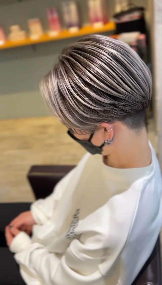 メンズ メンズバレイヤージュ レイヤーカット TAIKIのヘアスタイル