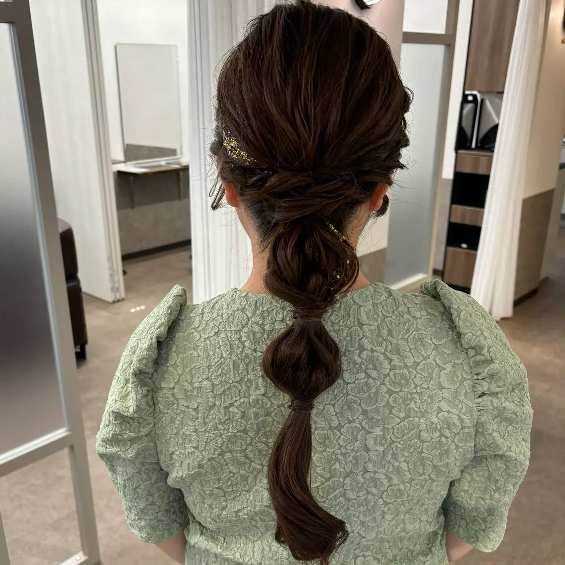 セミロング ヘアセット 渡部 喜子のヘアスタイル
