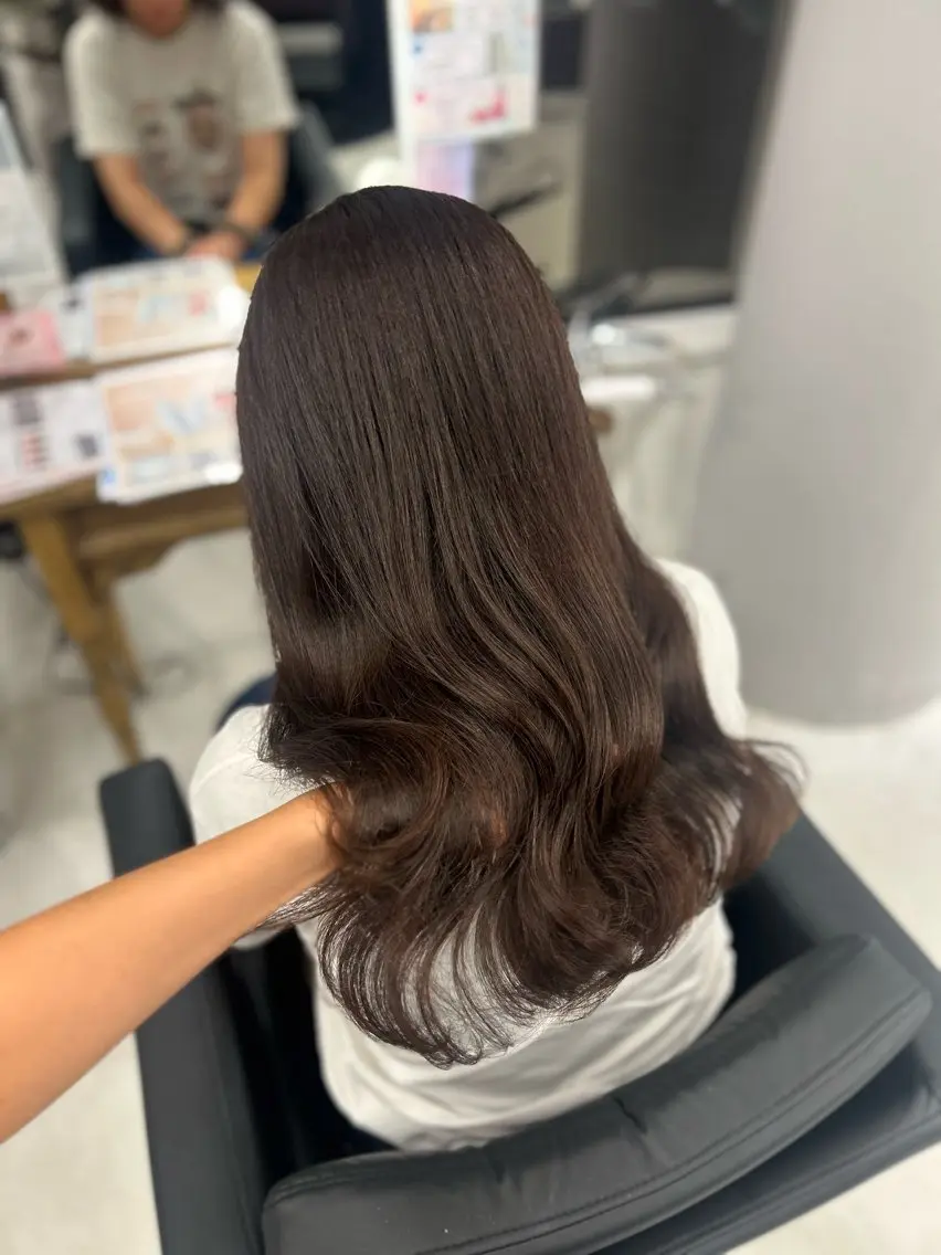 ロング ヘアカラー トリートメント 戸川 未夢のヘアスタイル