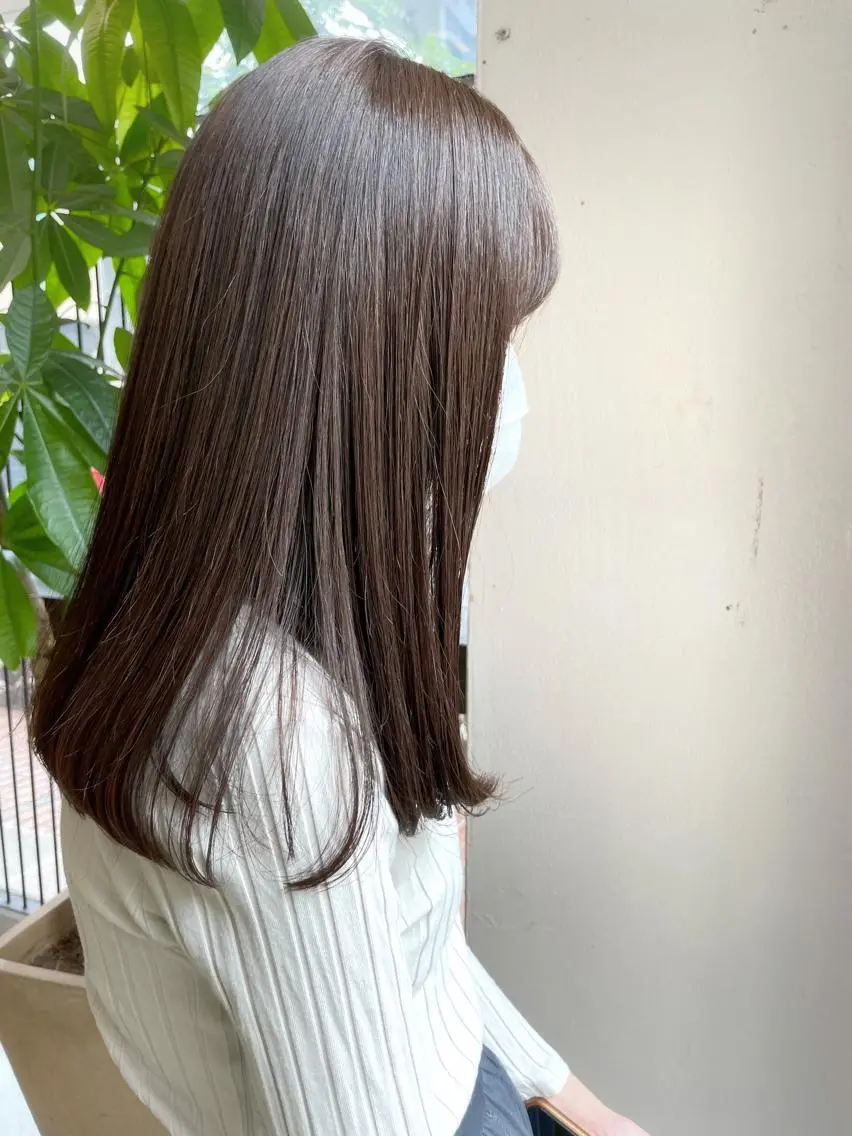 【振り向く艶髪メニュー✨】ダメージレスな縮毛矯正+サイエンスアクア+内部補修トリートメント+枝毛処理🌿の写真