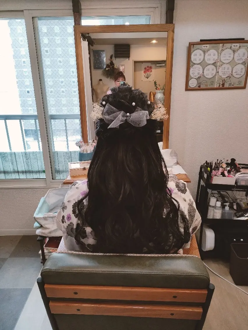 ヘアアレンジ ヘアセット HempBeauty 浅野アサミのヘアスタイル