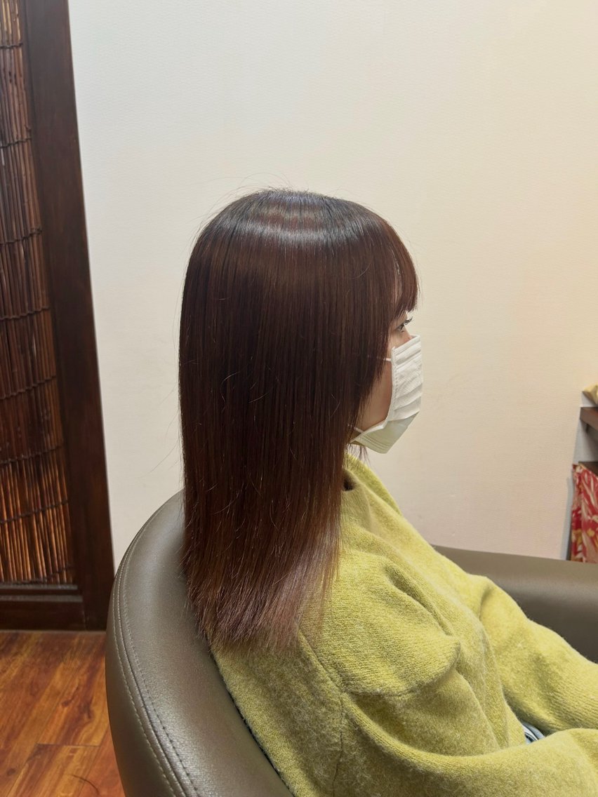 🍀cut &color🍀 ツヤ感たっぷりの暖色カラー🎀🩷(ブリーチなし)の写真