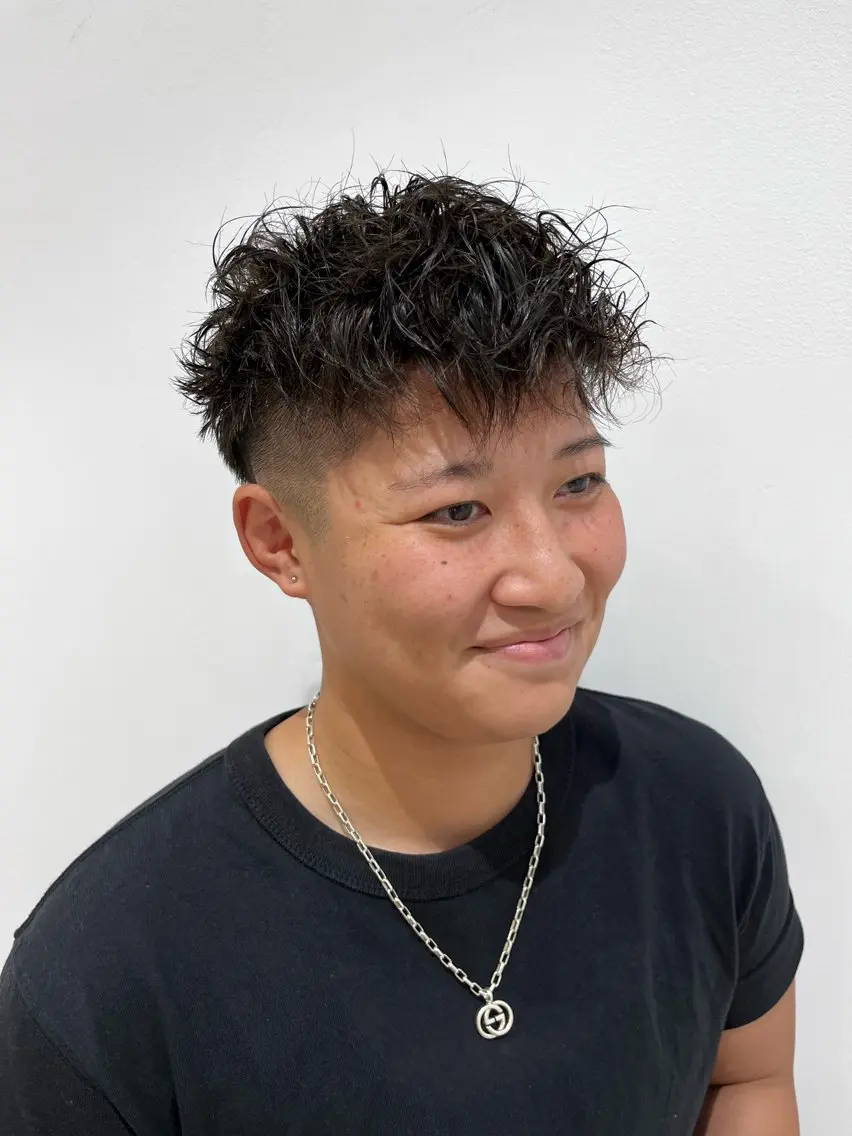 🐯スパイキーショート×ピンパーマ🐯の写真