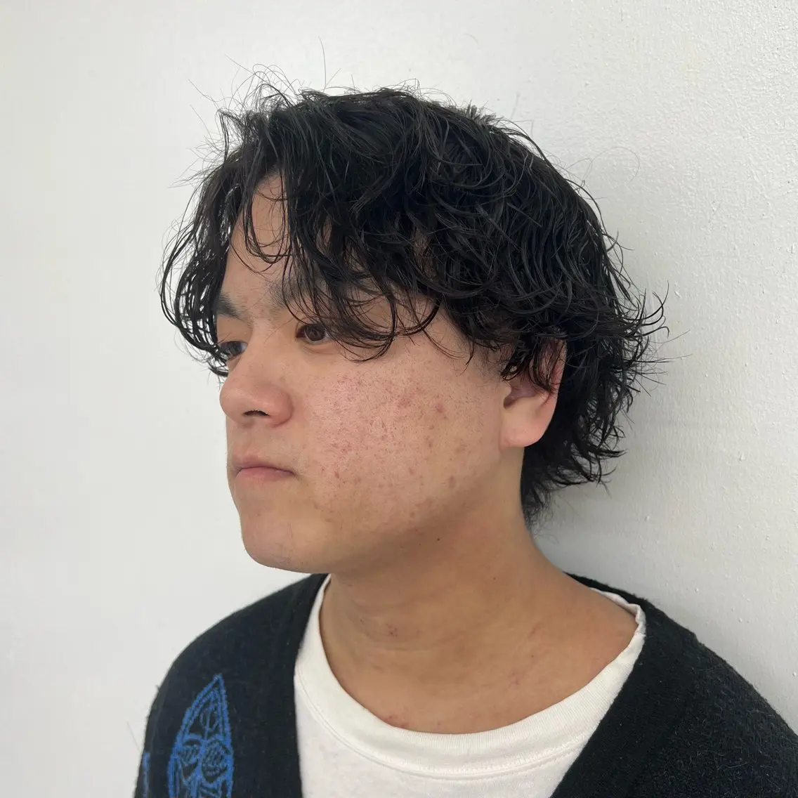 【セットが苦手な方に】デザインカット+波巻きパーマの写真
