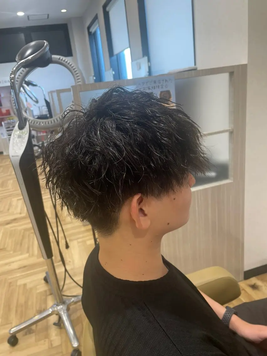 パーマ カット パーマ 中村 誠也のヘアスタイル