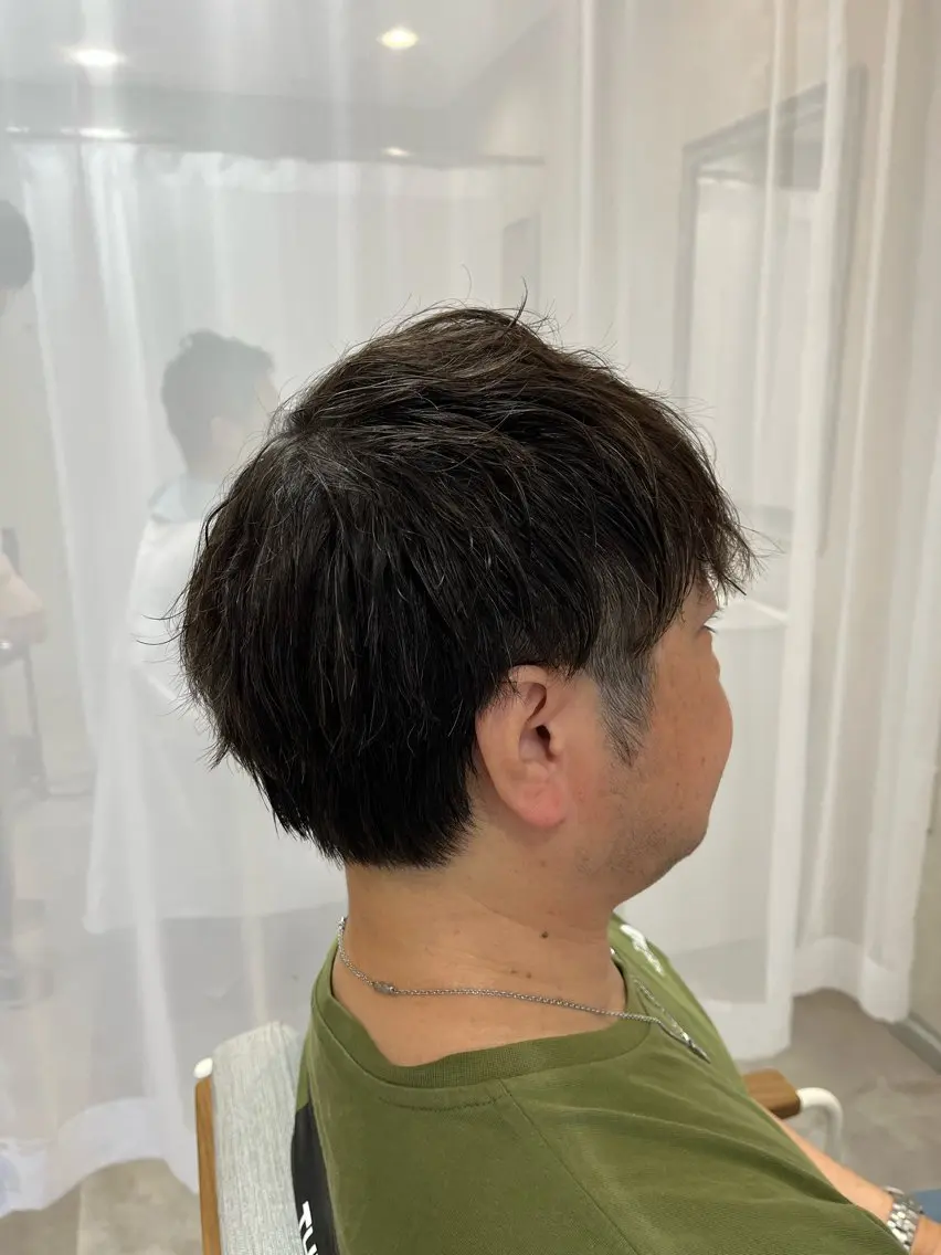 パーマ カット 森 愛友のヘアスタイル