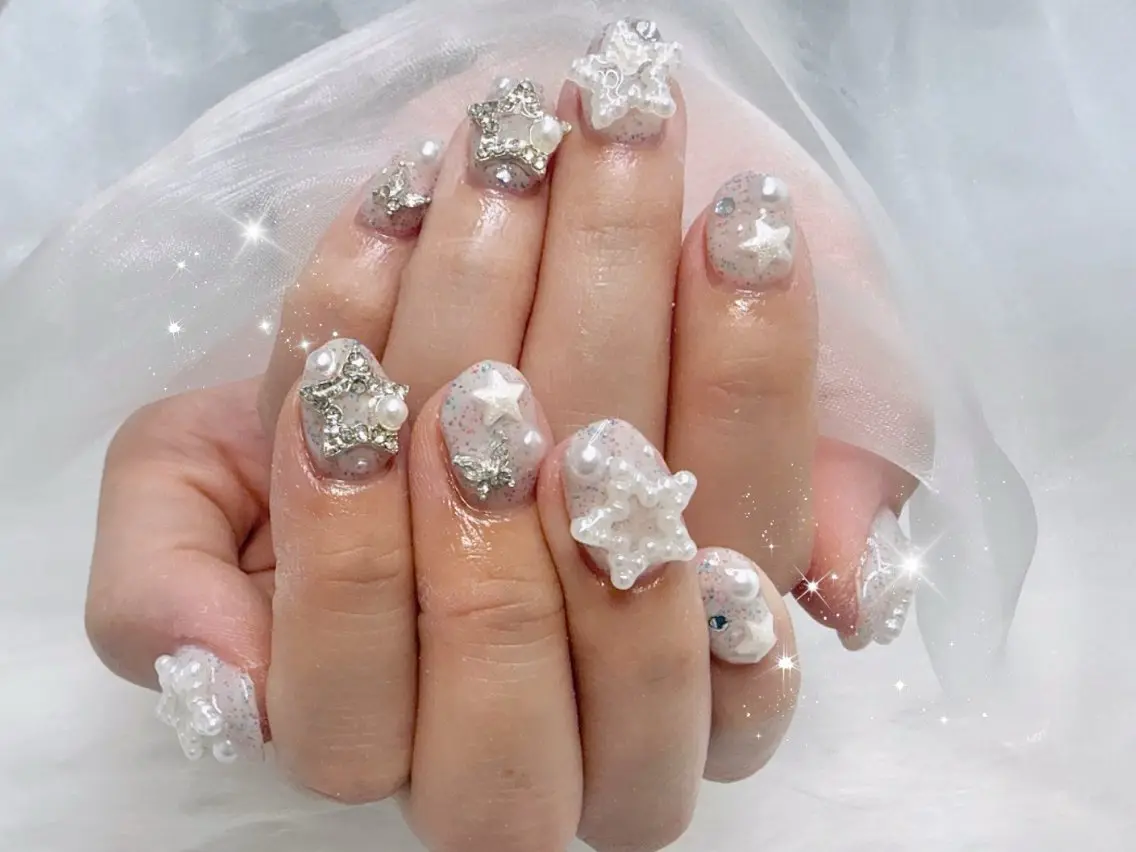 ショート ハンドネイル Lili Nail Studio西荻窪店のネイルデザイン