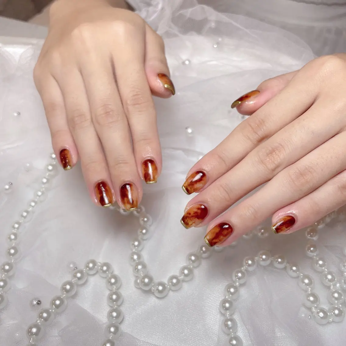 ネイル フットネイル フレンチネイル ジェルネイル ガーリー グラデーション D.d Nail Moeのネイルデザイン