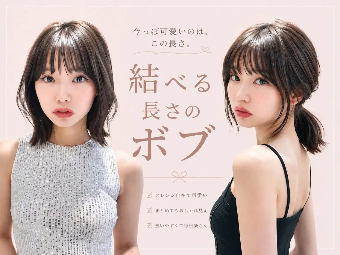 セミロング 切りっぱなしボブ ボブ 顔周りカット ハッシュカット ハイレイヤー カット 縮毛矯正 ♥️似合わせボブ/ 縮毛矯正/大和田拓夢のヘアスタイル