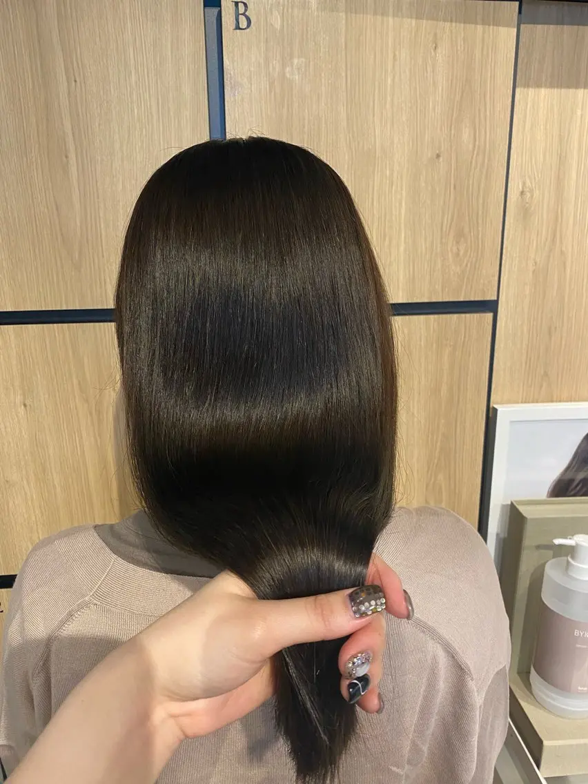 ロング 髪質改善 トリートメント カット ヘアカラー トリートメント 髪質改善サロン 梅田/ヨナミネのヘアスタイル