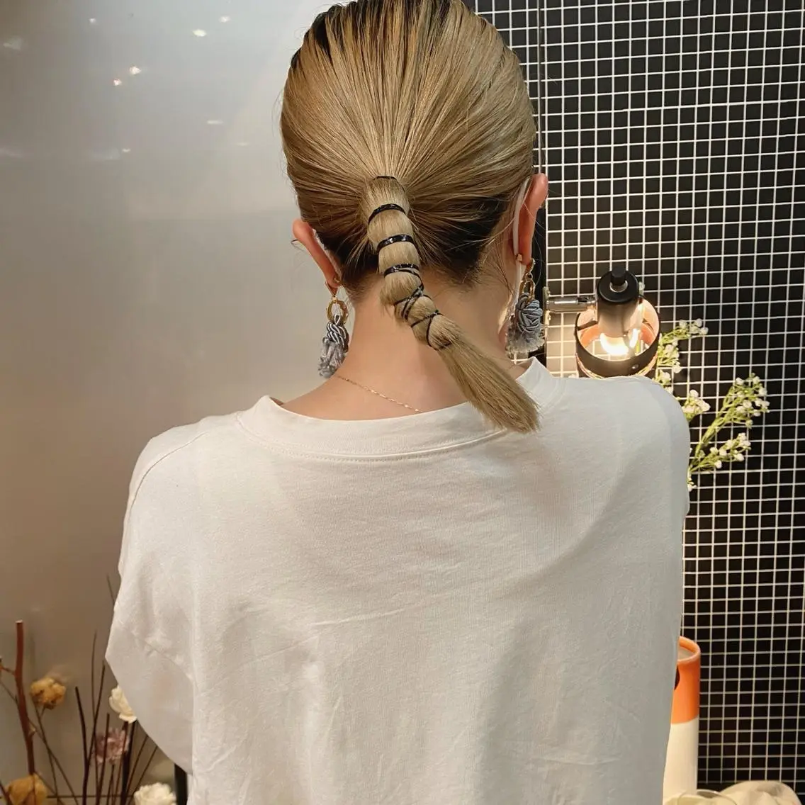 ミディアム カラー カット ヘアカラー トリートメント 田室 和幸のヘアスタイル