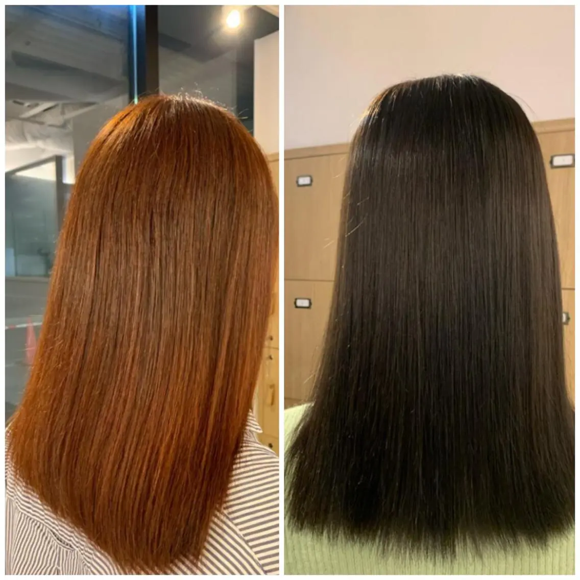 ミディアム カラー ベージュカラー ブリーチ グレージュ ブリーチなしカラー オレンジ カット ヘアカラー トリートメント れい🫧 ハイトーン特化のヘアスタイル