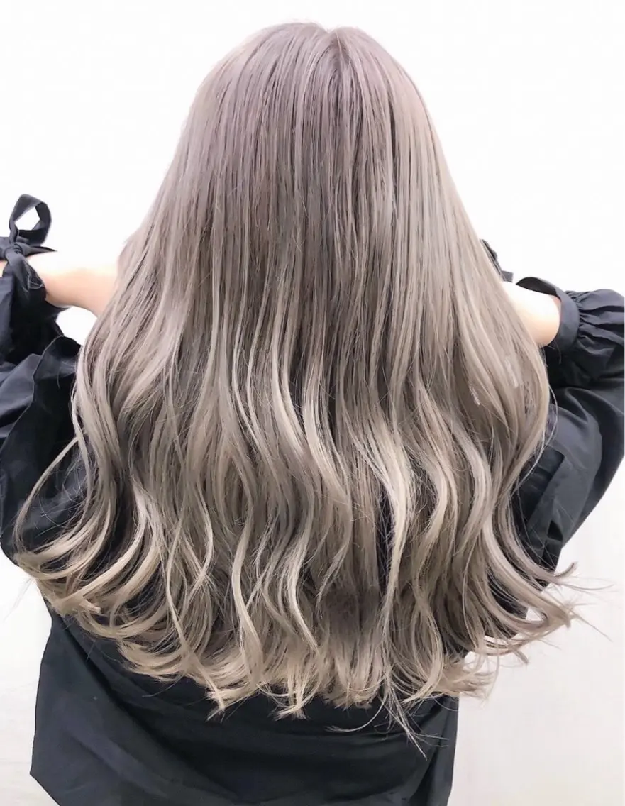 ロング カラー パーマ ヘアアレンジ バレイヤージュ ブリーチ ケアブリーチ 透明感カラー ハイライトカラー ヘアカラー トリートメント バレイヤージュ 藤沢 髪質改善 竹内ケンゴのヘアスタイル