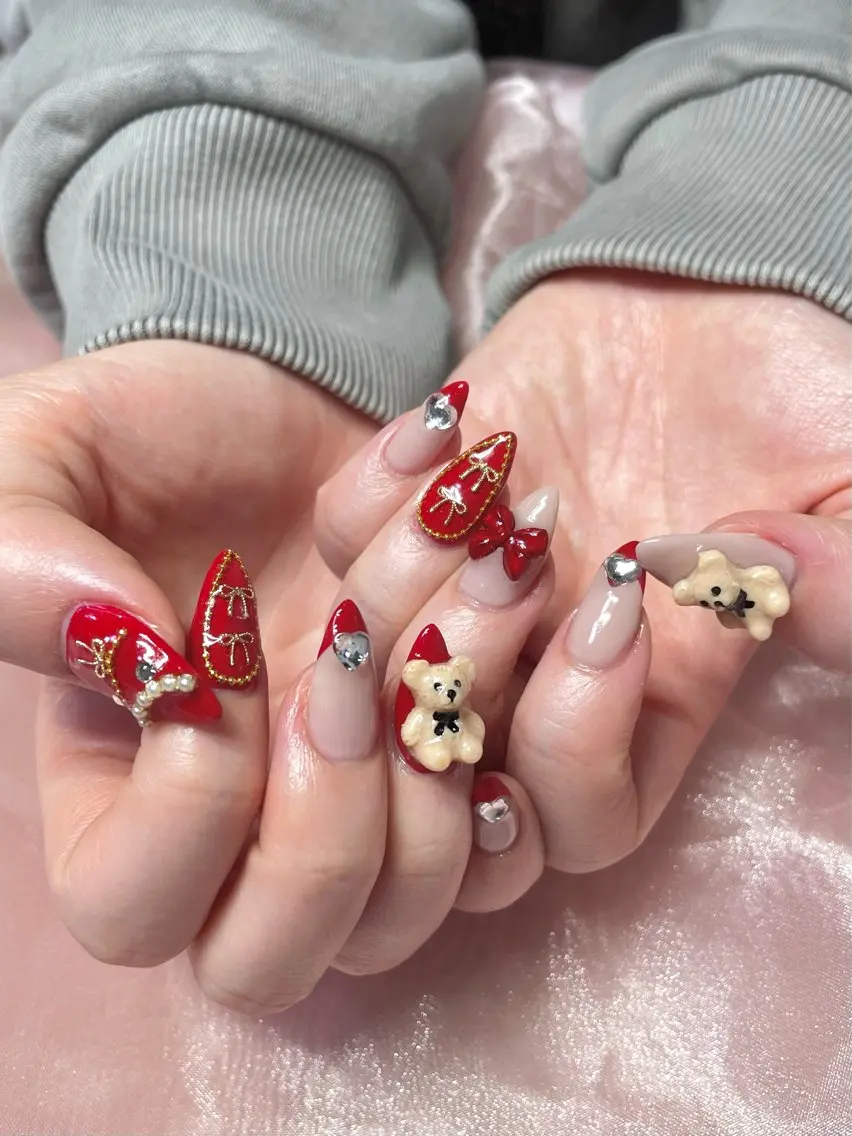 ネイル 長さ出し ハンドネイル RUMI nailのネイルデザイン