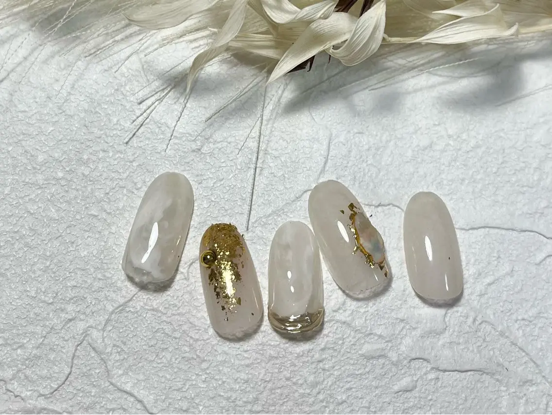 ネイル オーロラネイル フットネイル フレンチネイル ジェルネイル 韓国ネイル ハンドネイル kiki nail たまプラーザのネイルデザイン