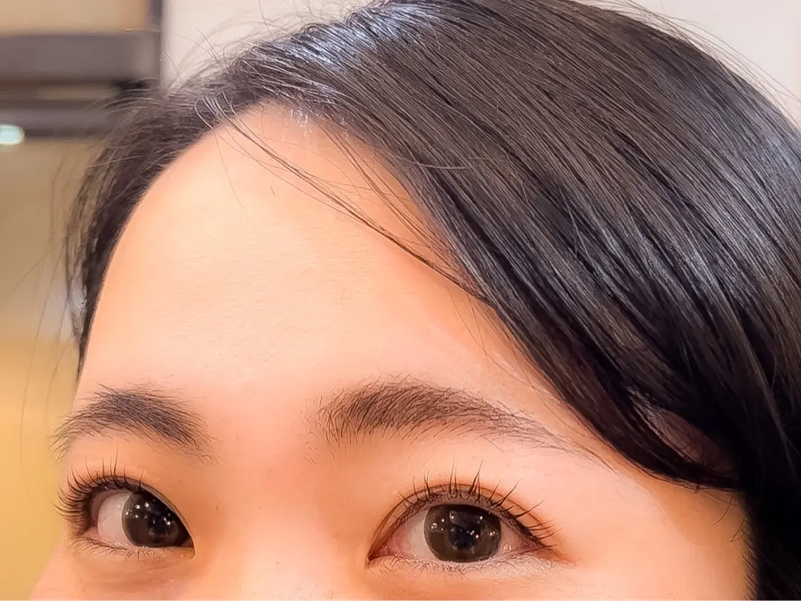マツエク・マツパ まつげパーマ 下まつげエクステ 角戸 りおのヘアスタイル