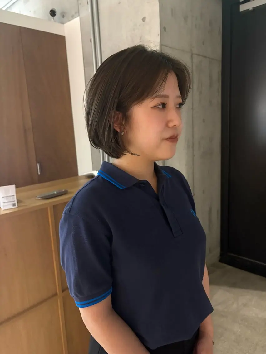 ショート カラー カット ヘアカラー Fujita Neneのヘアスタイル