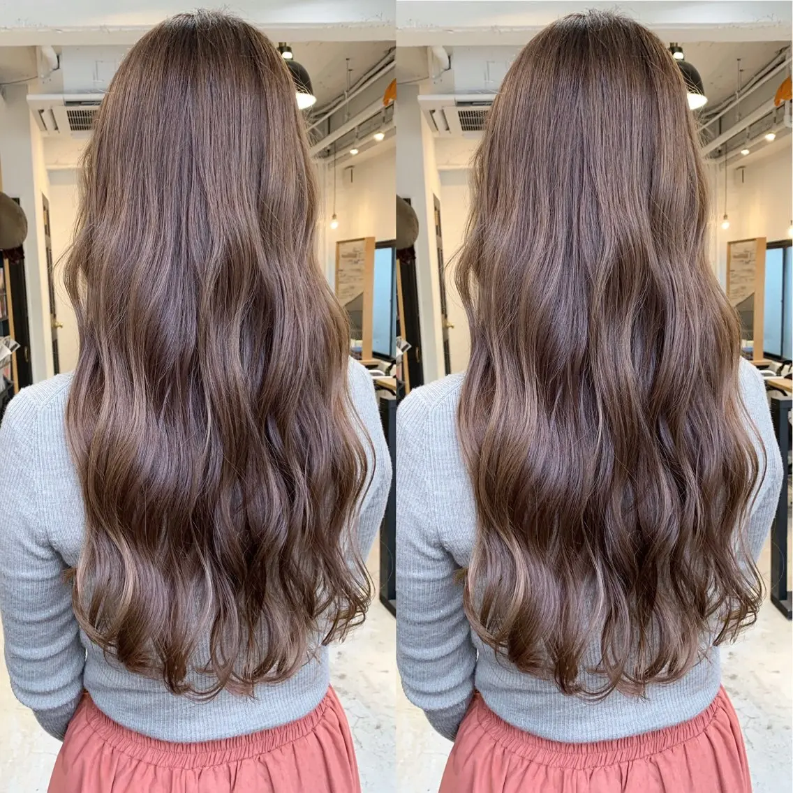 ロング ヘアカラー トリートメント 秋葉原　柏木絢汰 ✨当日予約okのヘアスタイル