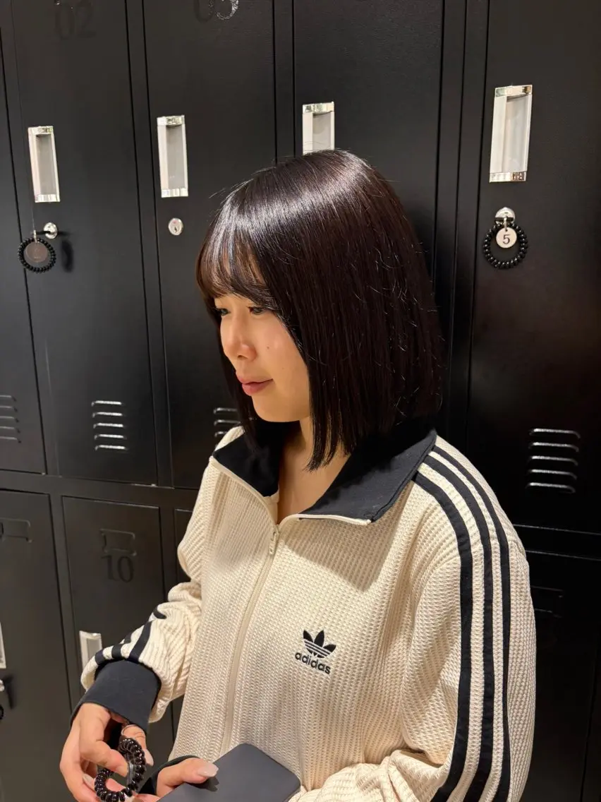 ショート ボブ 長めボブ カット 大澤 琉聖のヘアスタイル