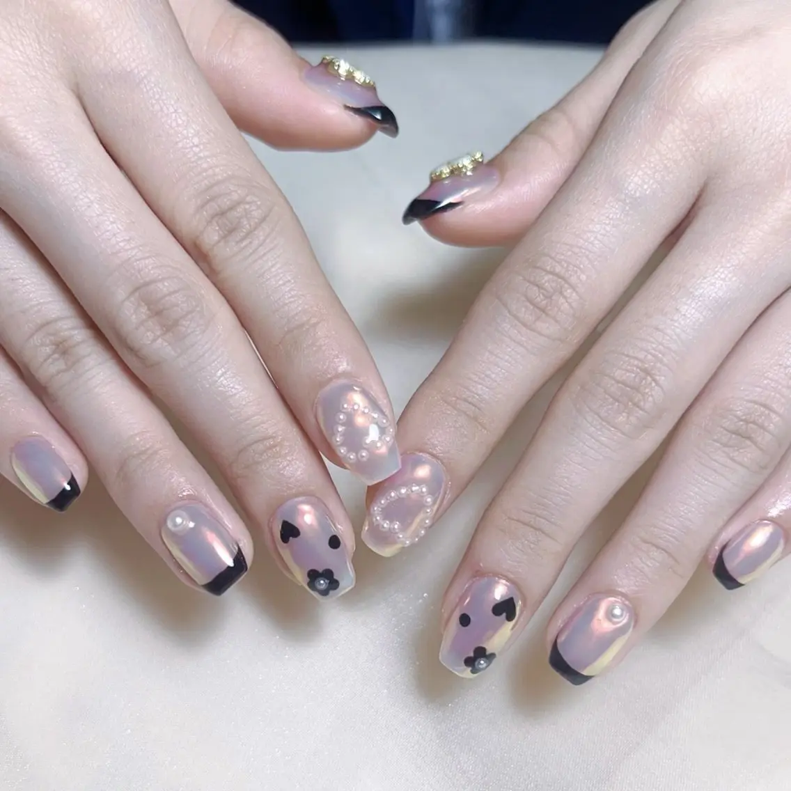 メンズ ネイル 持ち込み ハンドネイル NAILサロン 木にいるのネイルデザイン