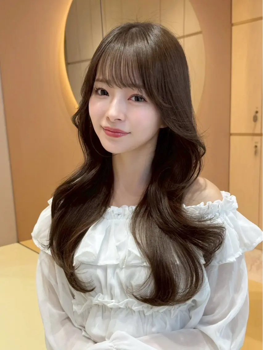 ロング カット トリートメント 大宮🤍縮毛矯正 レイヤー🪽なるのヘアスタイル