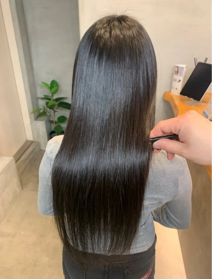 ロング カット トリートメント 🍎縮毛矯正特化🍎 にしごおりのヘアスタイル