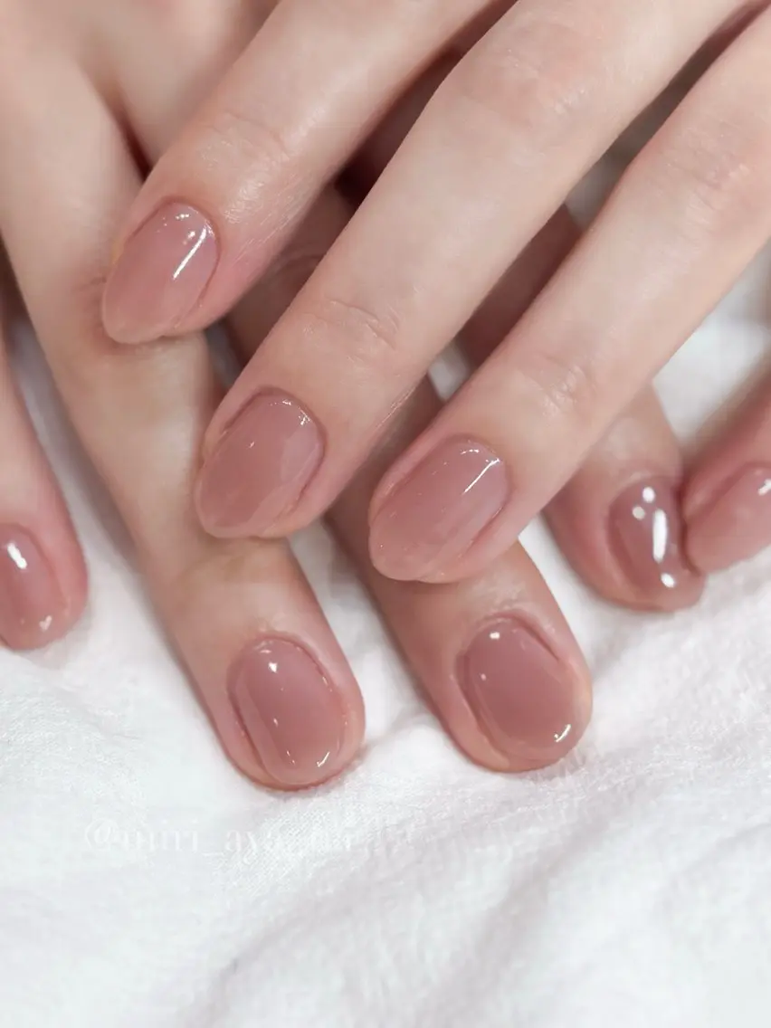 ネイル ハンドネイル 新宿代々木/キレイめ ちゅるん/miriのネイルデザイン