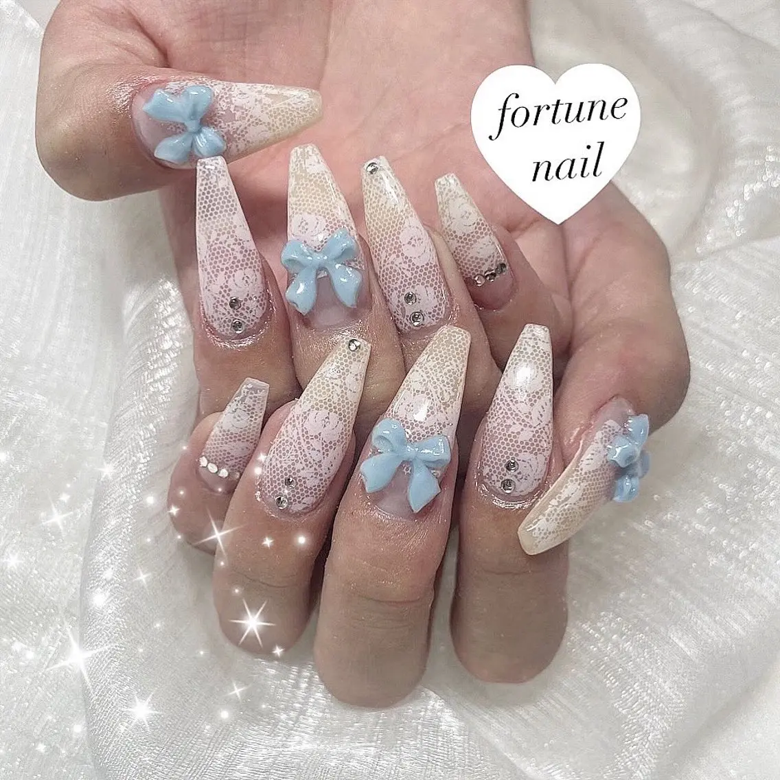 ネイル レース ハンドネイル ☆saori ☆のネイルデザイン