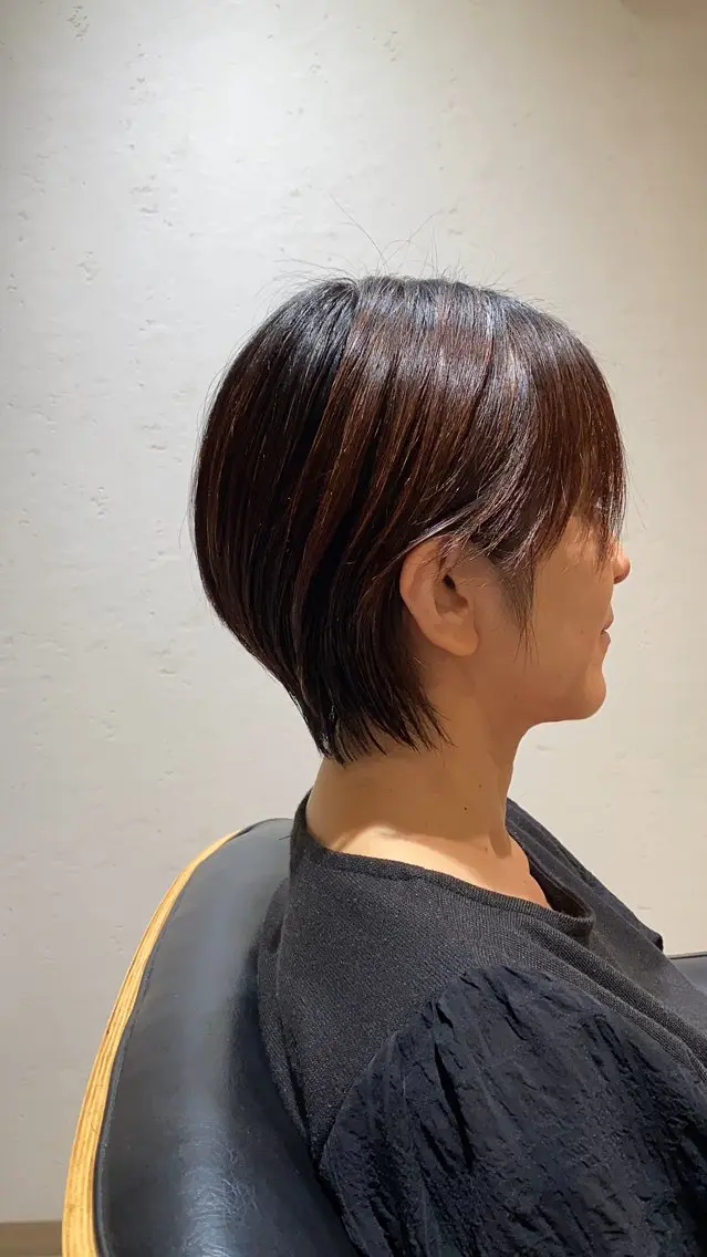 ショート ショートヘア 中村 莉子のヘアスタイル