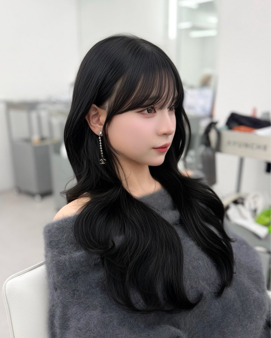 セミロング カット ヘアカラー トリートメント ヘッドスパ ヘアセット 前髪顔まわりカット 🌈中村海聖のヘアスタイル