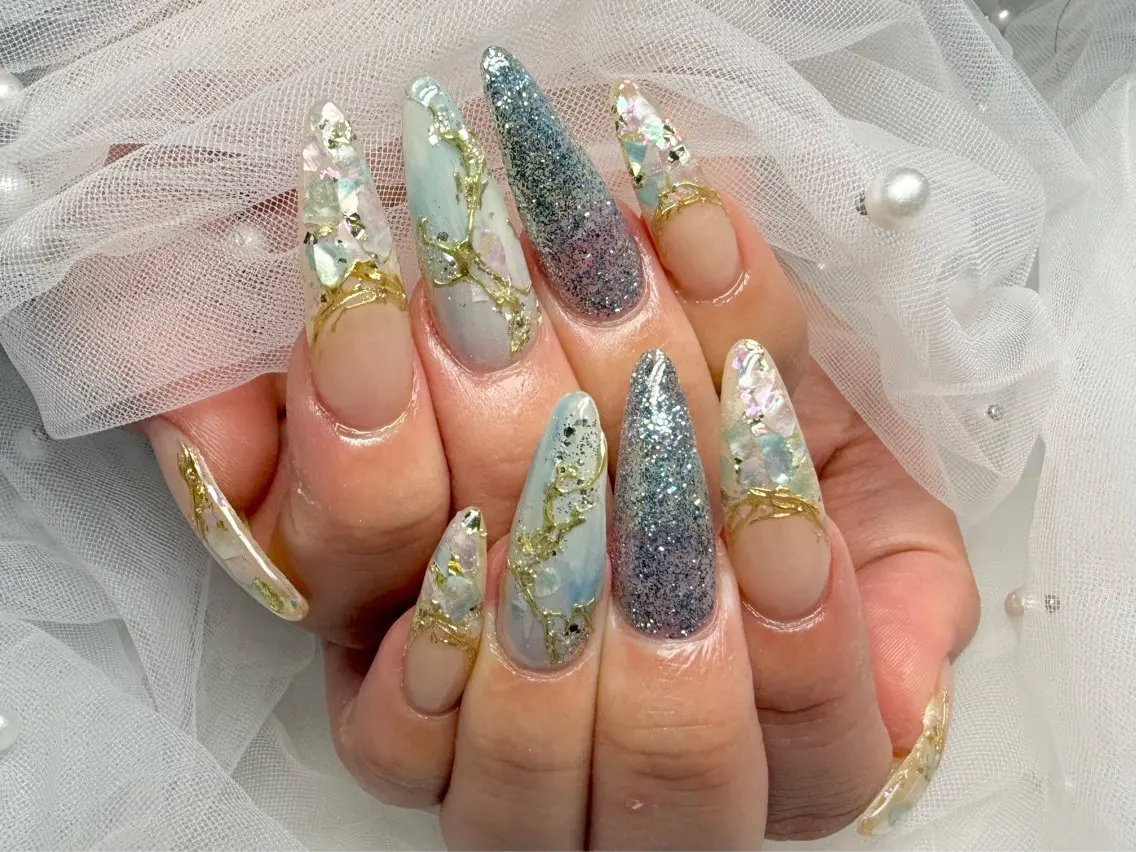 ネイル アートネイル ハンドネイル ハンドケア joieange浜元 心斎橋店Nail🦋のネイルデザイン