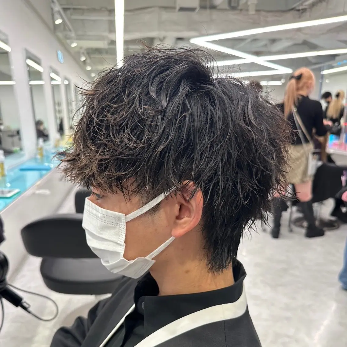 パーマ メンズ men's特化 値段以上の仕上がりにのヘアスタイル