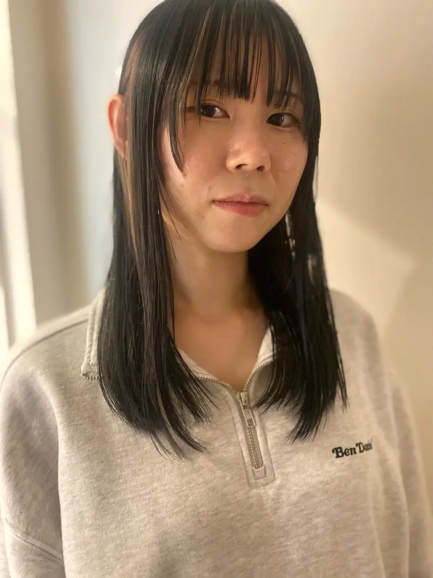 セミロング カラー マナ🐩メンズカット /パーマモデル募集のヘアスタイル