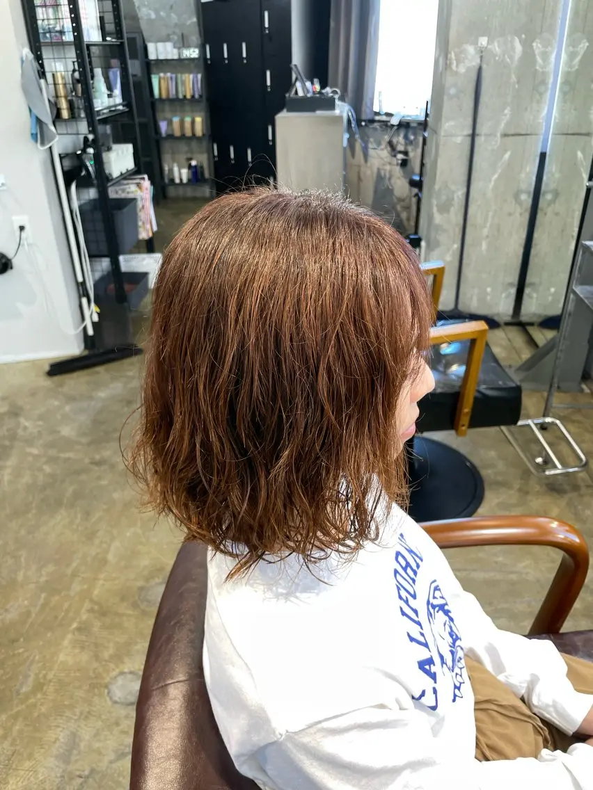 レディース全頭カラー+ハホニコトリートメント+ヘッドスパ20分の写真
