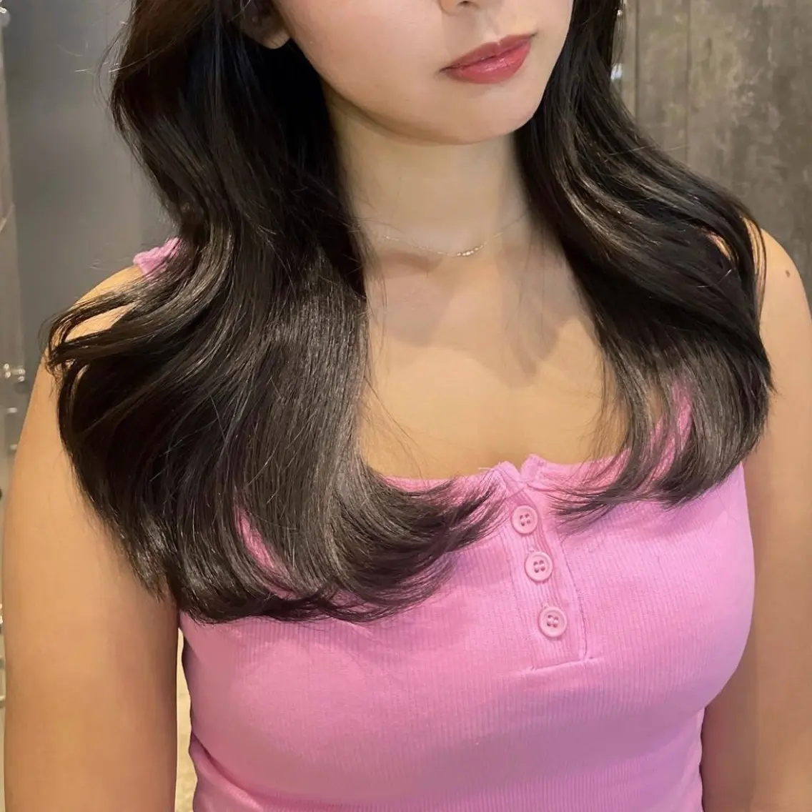 ロング カット ヘアカラー トリートメント 髪質改善/レイヤー/ 透明感カラー🩶結華のヘアスタイル