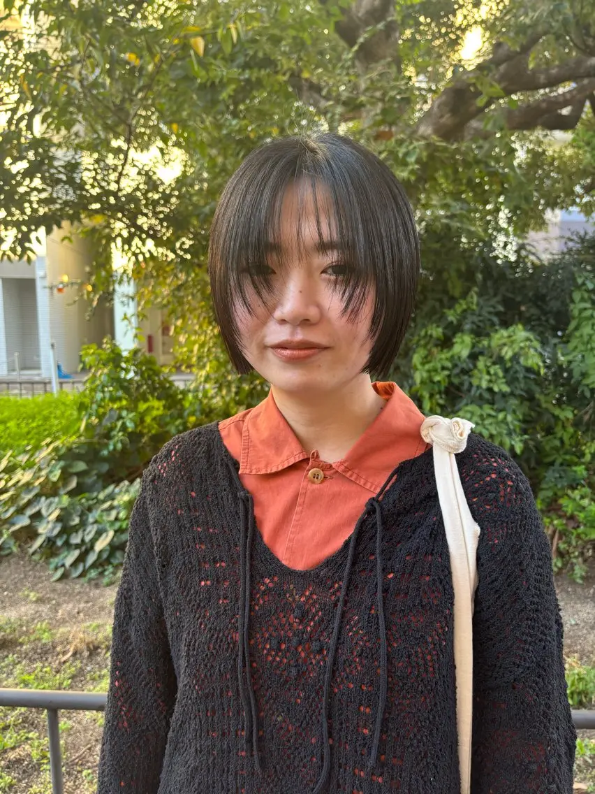 ショート カット ヘアカラー トリートメント 井本 早紀のヘアスタイル