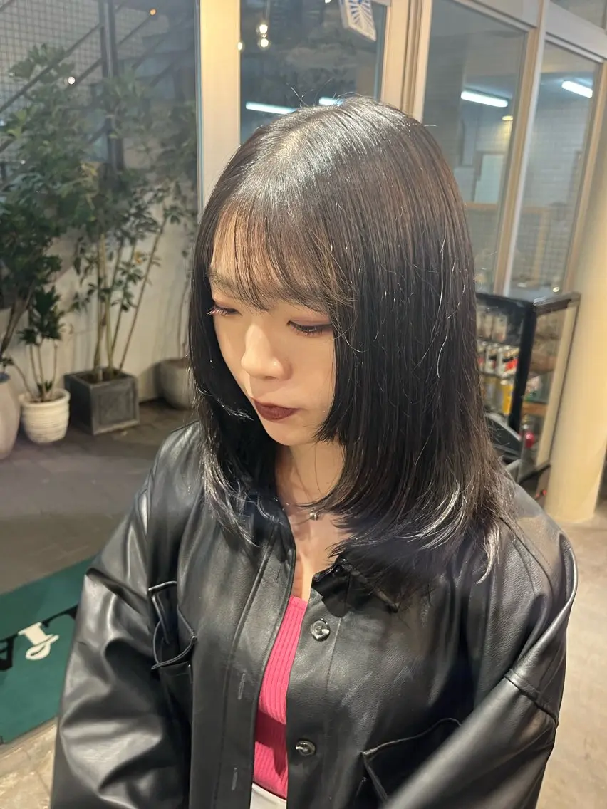 セミロング 韓国風ヘア レイヤーカット ショート･ボブ SHOTAのヘアスタイル