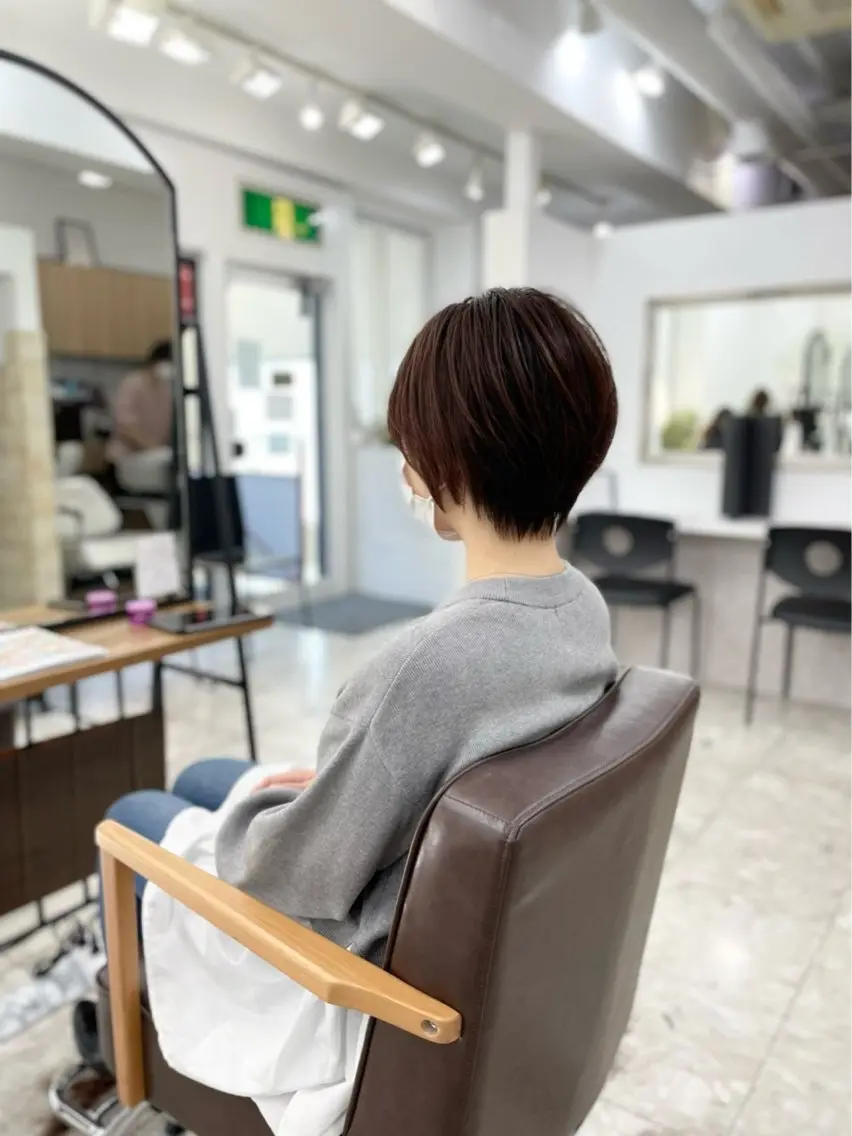 似合わせカット+髪質改善トリートメントの写真
