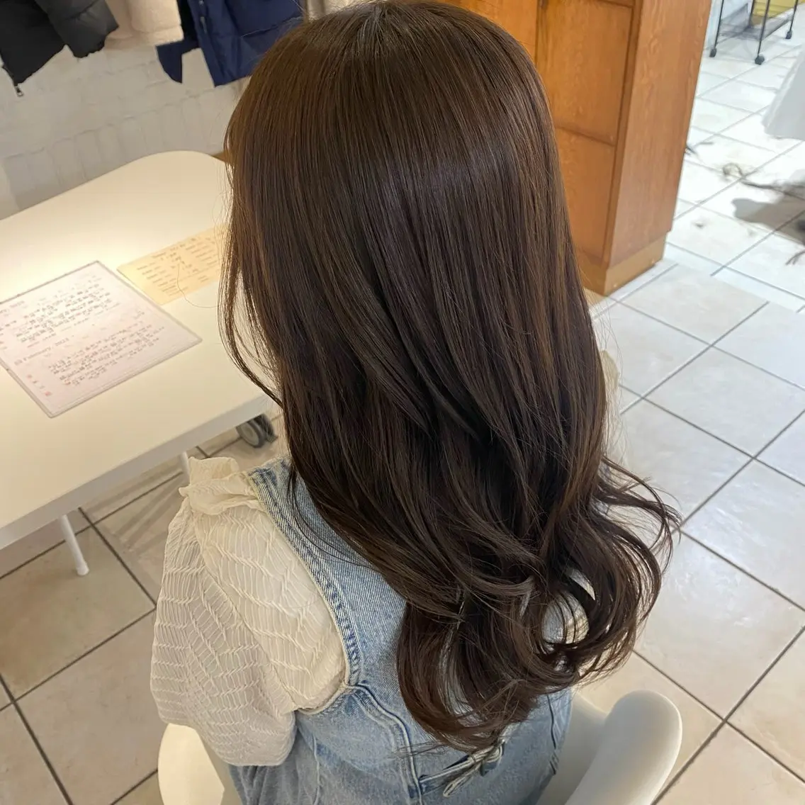 透明感ワンカラー◎赤みを抑えた柔らかい色味に💗の写真
