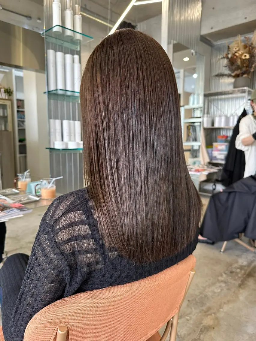 セミロング カラー SLOW🫧 ルナ🫧のヘアスタイル