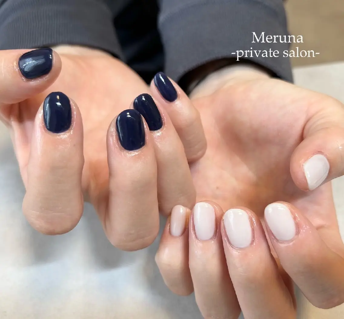 ネイル ワンカラーネイル ハンドネイル Meruna .メルーナ.のネイルデザイン